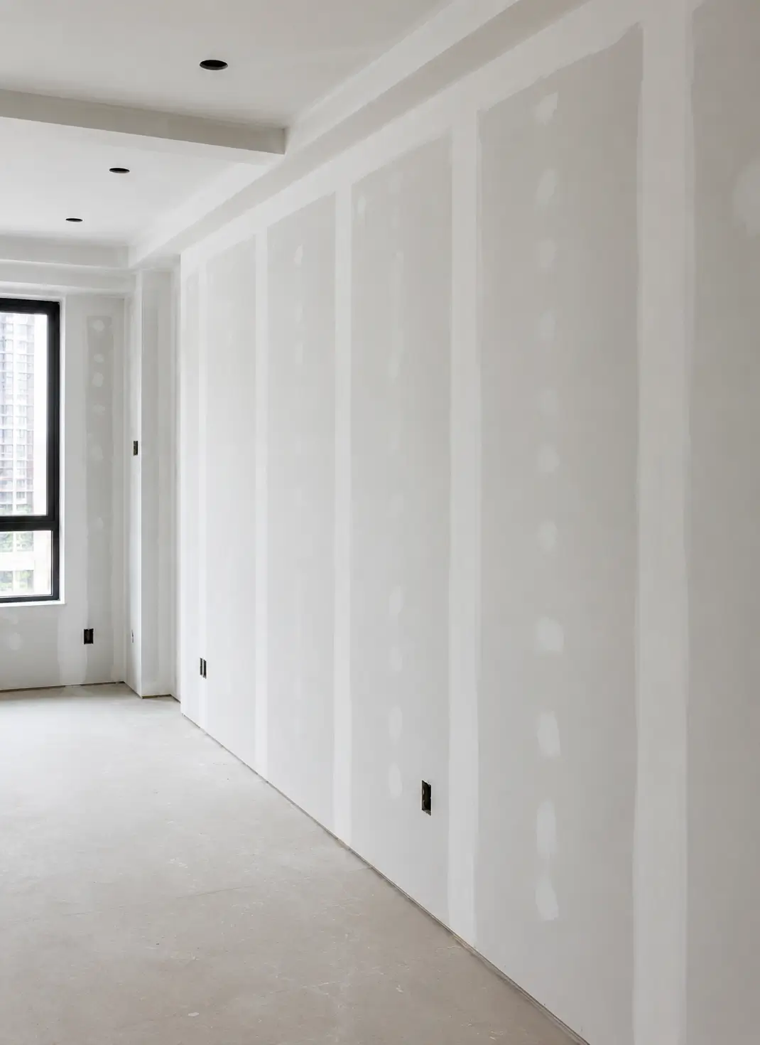 Drywall e divisórias acústicas estruturadas