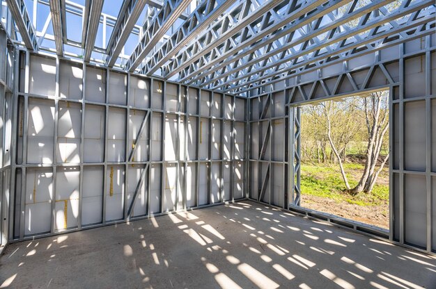Estrutura metálica Steel Frame de alta precisão